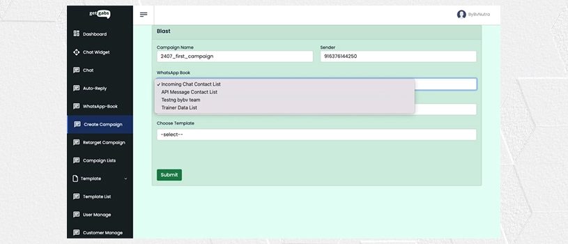 Send WhatsApp Business Interactive Message